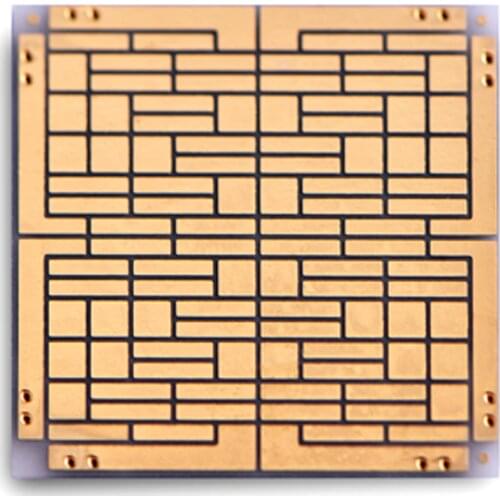 Aluminum Nitride Double-sided Ceramic Plate Solder Mask Ink Electroless Nickel Plating Vacuum Coated Thin Film Ceramic Circuit