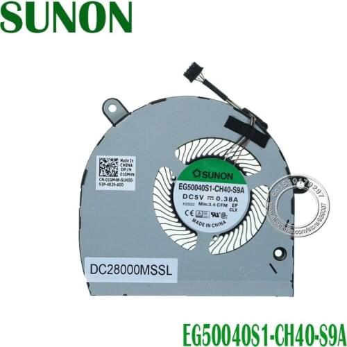 New EG50040S1-CH40-S9A Cooling Fan 4Pin DC5V 0.38A for Dell Latitude 5500 DPN:01GM4N DC28000MSSL