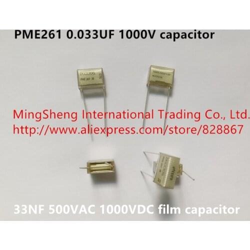 Original new 100% PME261 0.033UF 1000V 33NF 500VAC 1000VDC film capacitor (Inductor)