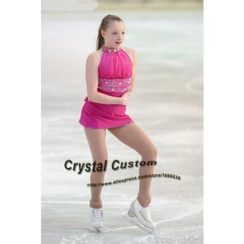 Ice Figure Skating Dress For Kids Fashion New Brand Figure Skating Dress For Competition DR3547
