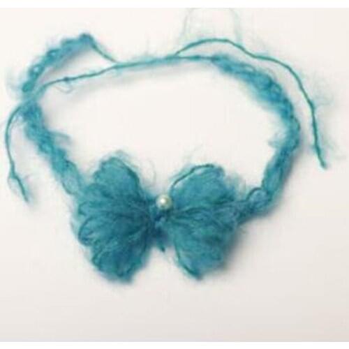 Newborn baby girl soft mohair bow headband 10 pcs One Lot Mix Color Props For Baby Photography Baby Shower Gift Birthday Gift