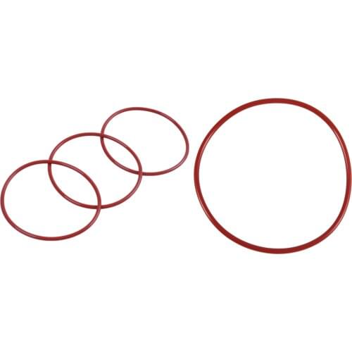 10 Pcs Industrial Silicone O Ring Seal 55mm x 60mm x 2.5mm & 1X Red Silicone O Ring Seals Tree 110mm x 104mm x 3.5mm