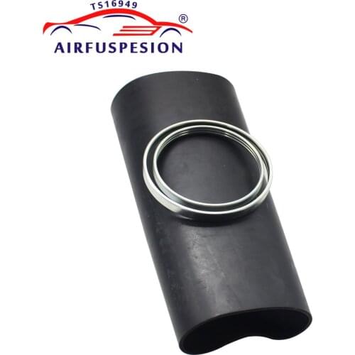 For Audi A6 C6 4F Rear Pillow Rubber Sleeve with rings Air Bellow Sleeve Air Suspension Repair Kit Bladder 4F0616001 4F0616001J