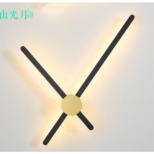 Nordic led crystal wall lamp luminaire wall light luminaria de parede bedroom