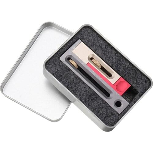Woodworking Table Saw Gap Slot Regulator Slot Ruler Make The Mortise And Tenon Movable Measuring Block Length Compensation Tool