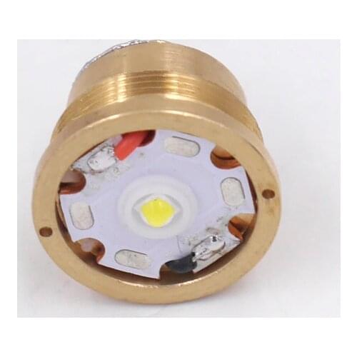 1000lumens 5-Mode Cree XP-L V5 V6 LED Brass Copper Base LED Emitter for C12 Flashlight