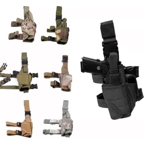 Outdoor Hunting Tactical Puttee Thigh Leg for Gun Holster Pouch Wrap-around bag Hunting Gun Accessories