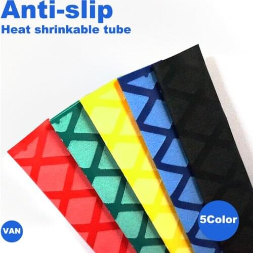 All sizes Non-slip heat shrink tube for fishing rod electrical insulation DIY 5 colors 1M Waterproof Racket Handle Grip