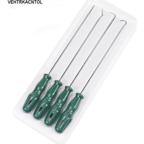 VEHTRKACNTOL Lengthened 4pcs/set Truck Car Seal Puller Remover O Sealing Ring Puller Hook Pick Tool Set