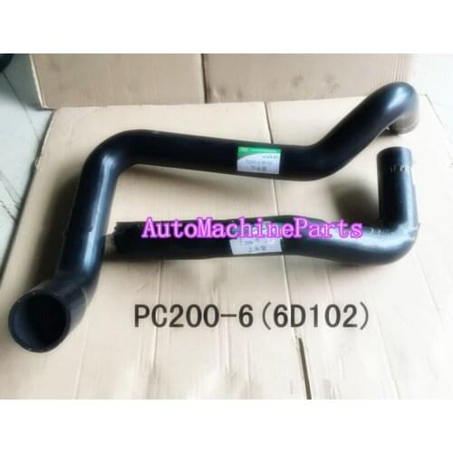 Upper&Lower Radiator Hose 20Y-03-21890 20Y-03-28293 For Komatsu PC200-6 with Engine 6D102