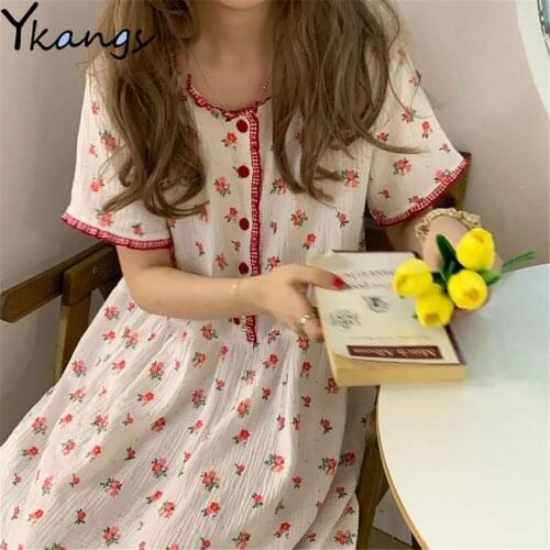 Женские ночные сорочки с рукавами YKANGS China At AliExpress