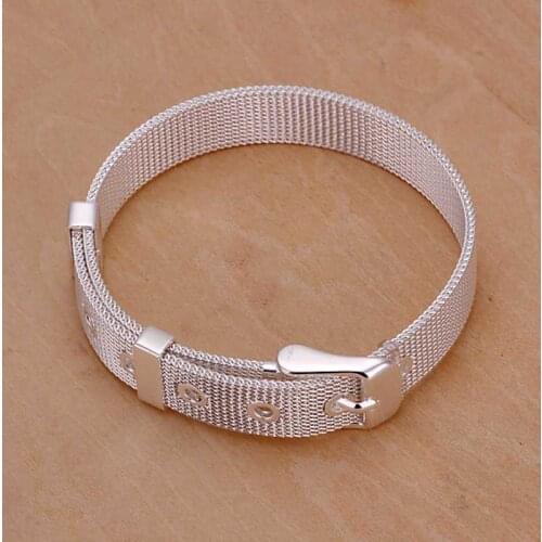 Silver plated jewelry bracelet fine fashion bracelet top quality wholesale and retail SMTH237