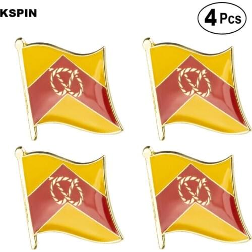 STAFFORDSHIRE Lapel Pin Flag badge Brooch Pins Badges 4pcs