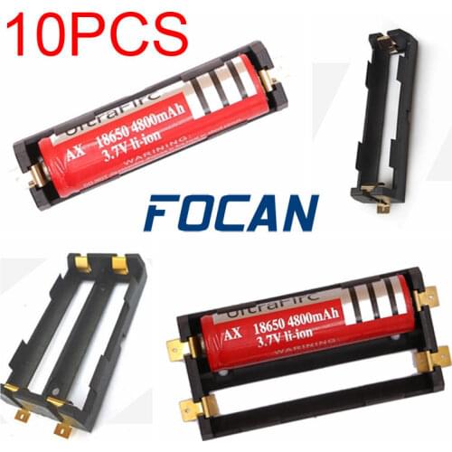 THM SMD SMT 18650 Series Batteries Holder Box Storage Case Container With Bronze Pins