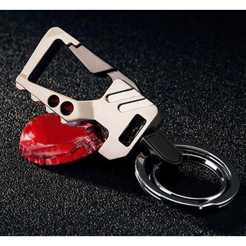 2021 Fashion Multifunctional Mens Car Keychain With Bottle Opener Portable Metal Beer Bottle Opener Pocket Keychain Holder Tool