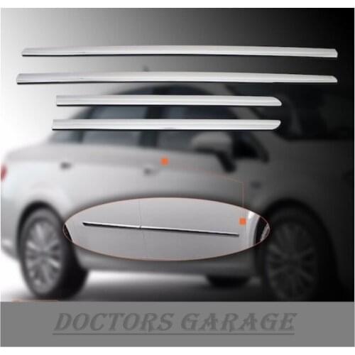 For Alfa Romeo Giulietta HB5d Chrome Door Side Streamer 2012 2013 2014 2015 2015 2016 2017 2018 2019 2020 4 Pieces Car Accessori