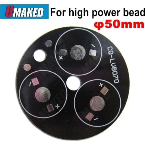 50mm 3W/9W led aluminum plate base board, LED PCB board for flashlight, bulb light. heat sink board Free shipping