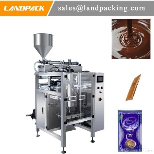 Manufacturer Price Chocolate Sauce Automatic Vertical Packing Machine Liquid Sauce Sachet Filling Machine