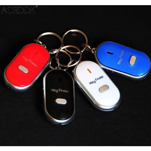 Wireless Whistle Key Finder Keychain For Women Men Anti-lost Device Keyrings Electronic Anti-theft Key Search Elder Sos Tracker