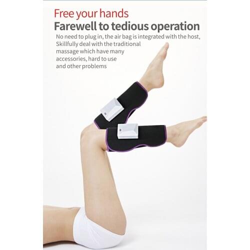 Wireless Air Compression Leg Massager Rechargeable Completely Wrapped Relieve Calf Muscle Fatigue Massage Relaxation
