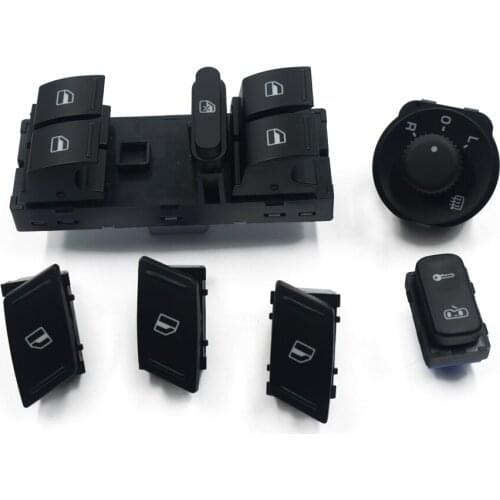 For SKODA Octavia MK2 Yeti 2003 - 2014 Power Side Mirror Window Door Control Switch Button 1Z0962125A 1Z0959858B 1Z0 959 856 855