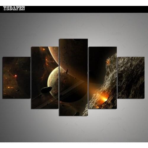 HD Printed Painting Canvas Printing Moon painting Room decor print poster picture canvas Framed Art HG-040