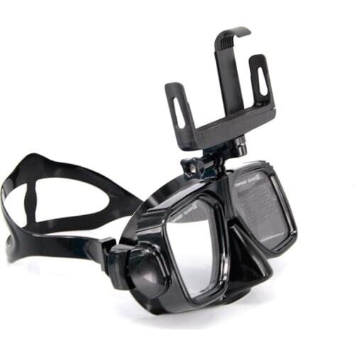 Diving Mask For Iphone Samsung Huawei Xiaomi Smartphone With Universal Phone Clip Holder For Snorkeling Photography Accessories