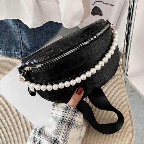 2021 New Women Chest Bag Fashion Crossbody Pouch Stone Pattern Leather Waist Bags Designer Hip Belt Bags Women Fanny Pack