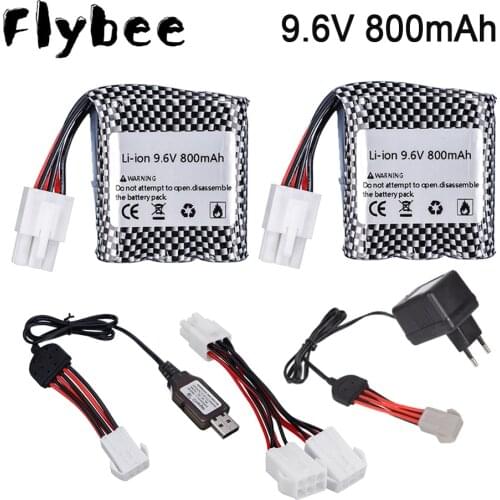 Original 9.6V Battery charger for JYRC S911 9115 9116 S912 RC Car Upgrade 9.6V rc car spare parts Double battery cable Battery