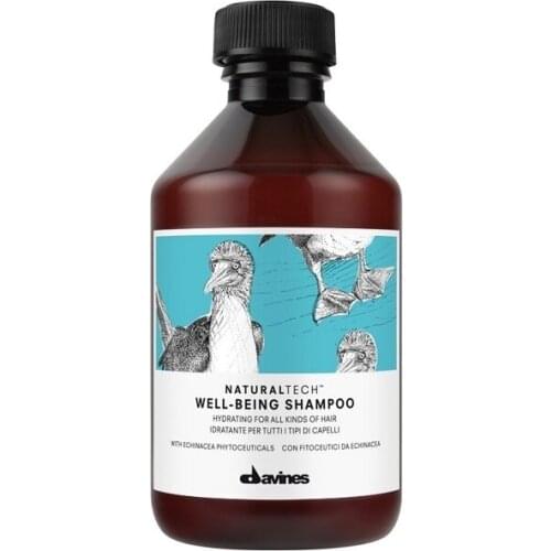 DAVINES NATURALTECH well-being shampoo 250 ml champu cleanser moisturizing body