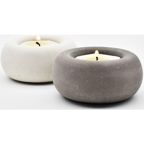 Silicone Mold Concrete Molds Crafts Decorations Cement Holder Mold Silica Gel Apple Candlestick Home Moulds Silicone Rubber PRZY