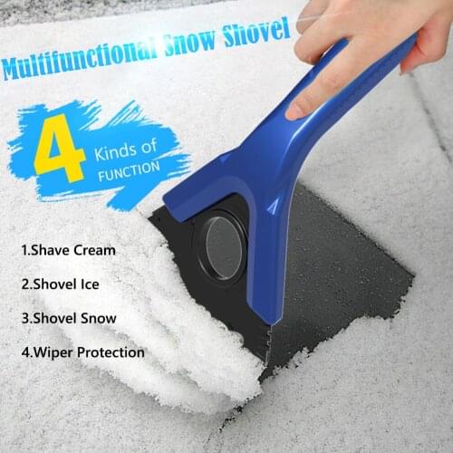 Blue + Black PC/ABS Universal для автомобиля Winter Multifunction Car Ice Scraper Windshield Snow Wiper Ice Frost Remover Tool