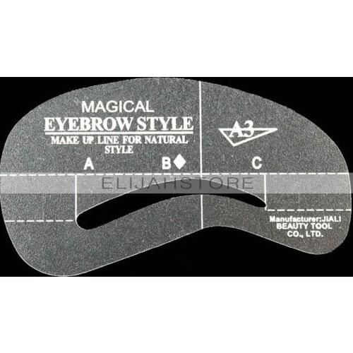 Eyebrow Stencils,Eyebrow Drawing Card Brow Make-Up Stencil with Different Styles DIY Make Up Tools Makeup