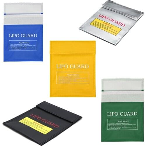 180X230mm 230X300mm Drone LIPO Battery Safety Bag Explosion-Proof Storage Bag for RC Model Airplane Helicopter FPV Drones DIY