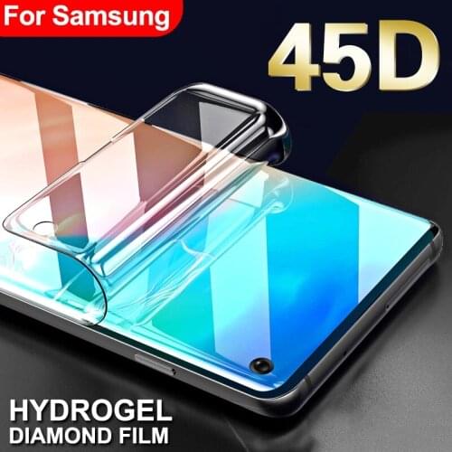 Protective Hydrogel Film on for Samsung galaxy S8 S9 Screen protector on Galaxy S6 S7 edge Not Tempered Glass