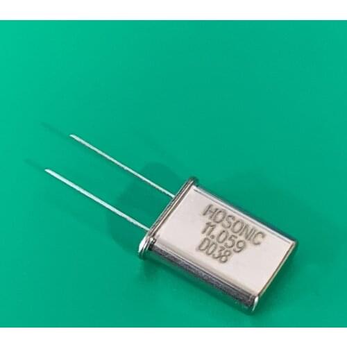 10pcs/lot 11.0592M 11.0592MHz 11.0592 49U HC-49U DIP-2 Passive crystals Quartz Crystal Crystal Resonator