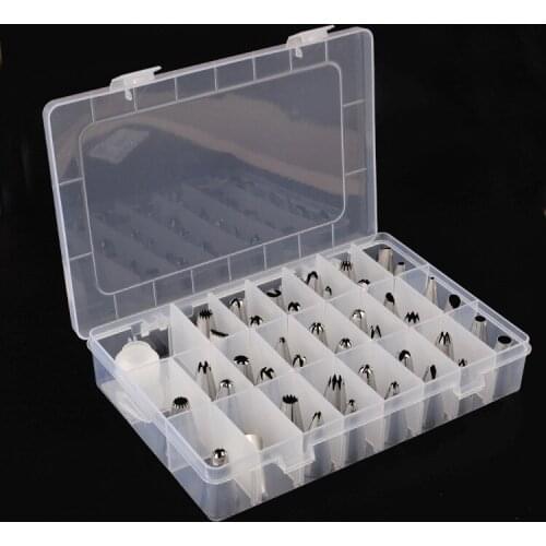 42PCS 304 Stainless Steel Piping/Dispenser Cupcakes Nozzle Kit, 2 Silicone Pastry Bag and 2 Couplers, Perfect for Cakes