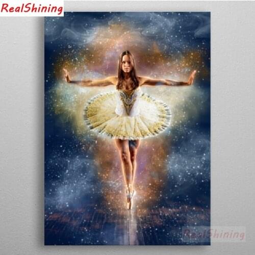 5D Diy Diamond Painting Cross Stitch full Square Diamond Embroidery Ballet girl picture for room Decor H2343