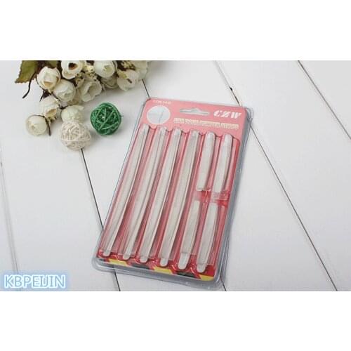 8pcs Car Styling Bumper Decorative Strips Car Door Protection Trim Sticker for SsangYong korando kyron rexton 2 rodius actyon