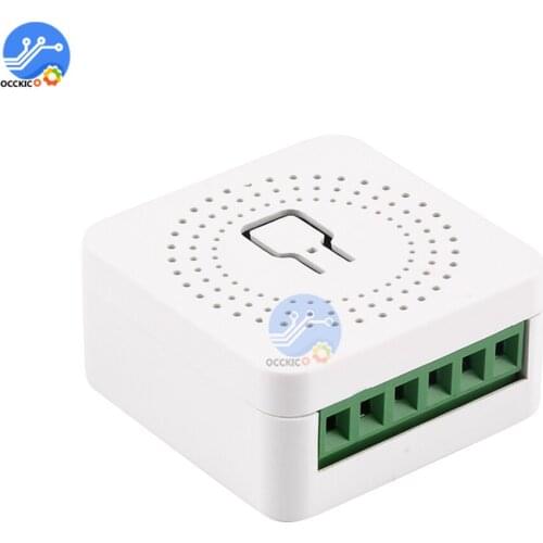 AC100-240V Wifi Mini Smart Switch Timer Wireless Switches Smart on-off device concealed Smart Home Automation with Tuya