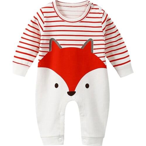ZWY1276 Fashion Cartoon Dinosaur Costume Babys Rompers Newborn Cute Jumpsuit for Spring Summer Autumn Infant Baby Clothing