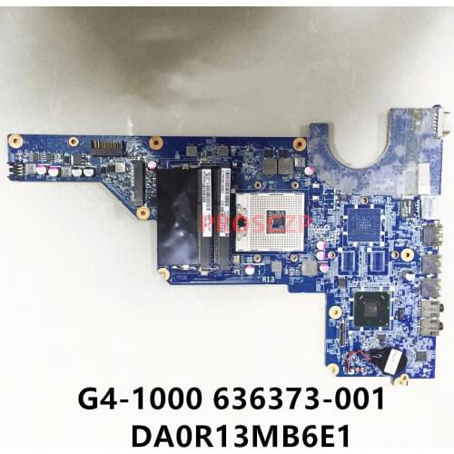Free shipping for HP G4-1000 G4 G6 G7 Laptop Motherboard 636373-001 DA0R13MB6E0 DA0R13MB6E1 HM65 DDR3 working well