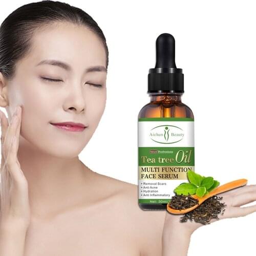 30ml Tea Tree Oil Multi Function Face Serum Diminishing Spots Removing Acne Reducing Pores Moisturizing Brighten Firming