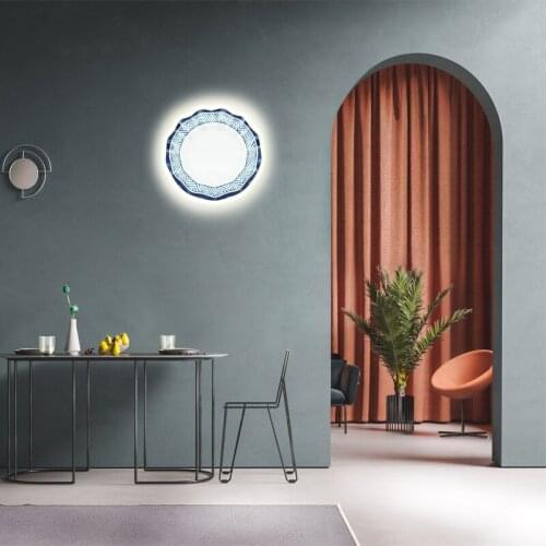 LED living room bedroom ceiling lamp balcony bathroom wall lamp acrylic cloakroom restaurant hotel modern creative lamp