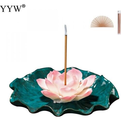 Lotus Leaf Incense Burner Zen Lotus Incense Burner Incense Stick Creative For Home Or Office Ornaments Incense Stick Holder
