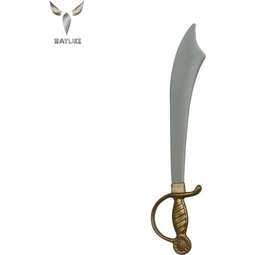 WAYLIKE Pirate Captain Jack Cos Weapons Toy Sword Movie Stage Halloween Caribbean Pirates Simulation Props Youth Toys