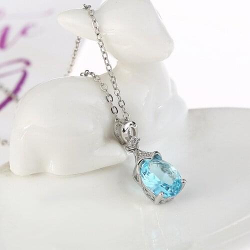 Za 2020 women fashion collana heart zircon necklace acessórios feminino kettingen voor vrouwen pendant personnalisé necklace