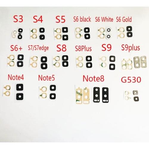 2pcs Rear Camera Glass Lens For Samsung S2 S3 S4 S5 S6 Edge S7 Edge S8 S9 Plus G530 Note8 Back Camera Safety Glass With Glue