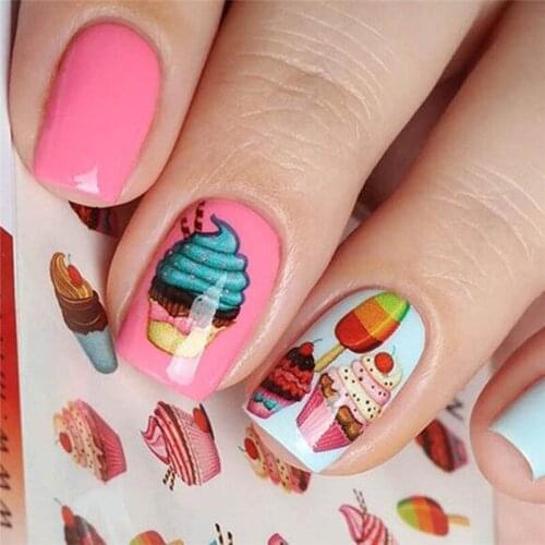 1 Sheet Animal Black Cat Designs Nail Art Stickers Water Transfer Nail Tips Decal DIY Accessory Beauty Nail Decorations