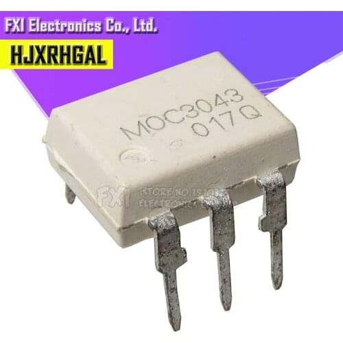 10PCS MOC3043 DIP6 DIP photocoupler new original